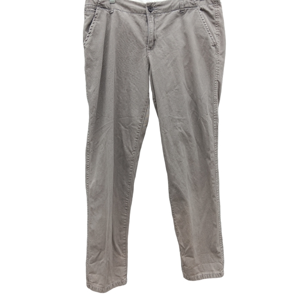 Abercrombie & Fitch Womens Chino Pant Skinny Leg High Rise Grey Size 10